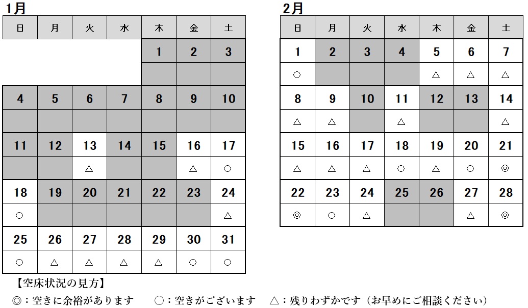 老健ひまわり　ショートステイ空床情報
